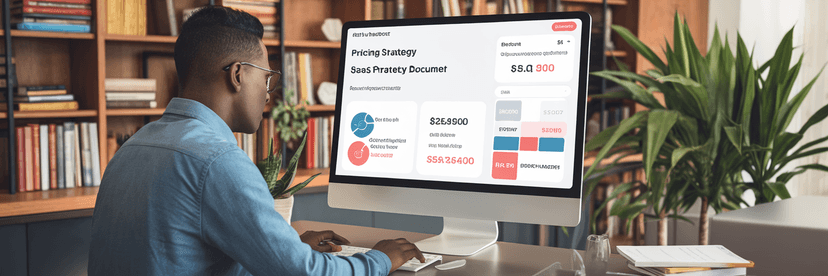 Develop a pricing strategy for a SaaS product