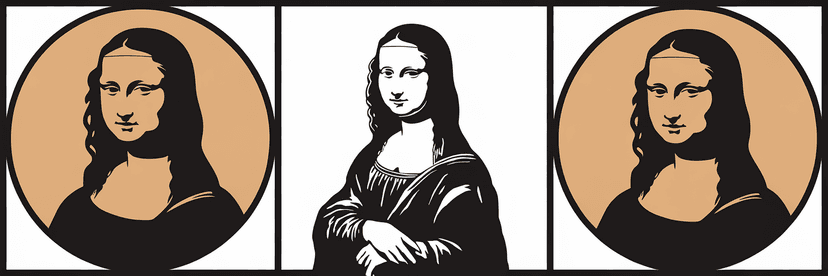 Create An SVG Representation Of The Mona Lisa