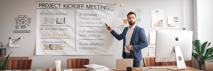 Develop a project kickoff meeting agenda
